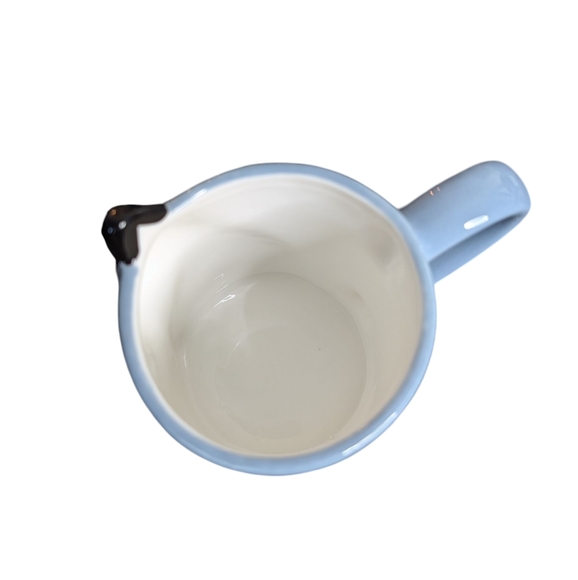 Cat Couple Set of Two Coffee Mugs Kissing Cats Pink and Blue Ceramic Mugs - Picture 14 of 16